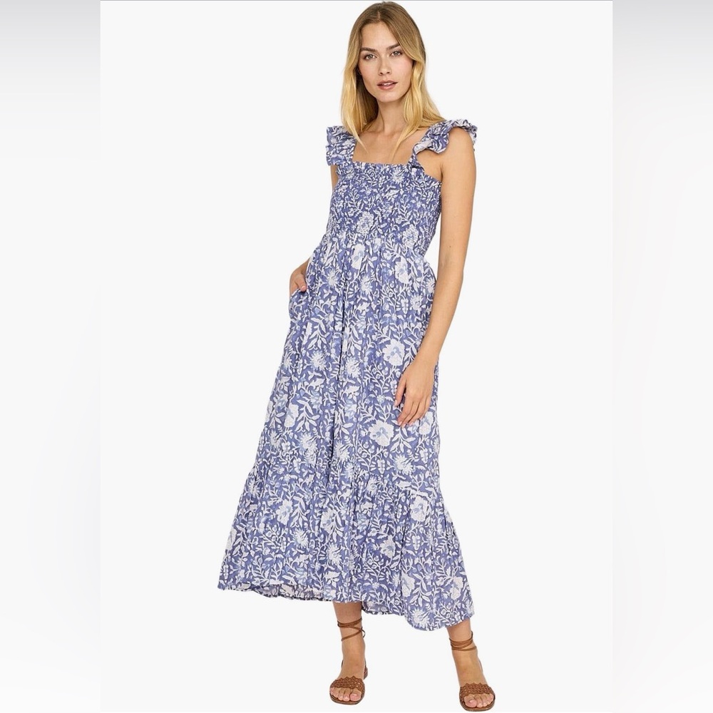 Marea Sasco Dress Indigo Blossom Normcore XS